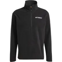 Adidas Multi Essentials Fleece Mit Halbem Reißverschluss - Black - S