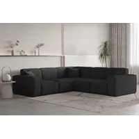 Fun Möbel Ecksofa Designersofa CELES PREMIUM Stoff Ascot Bukla
