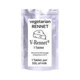 V-Rennet 1 Tablet Pack Vegetarisch Lab für 50 l Milch