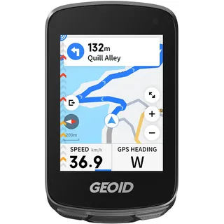GEOID CC700 Pro GPS Fahrradcomputer mit 2,8 Zoll Touchscreen Farbbildschirm – Kabelloser Fahrradtacho mit Karten-Navigation, ANT+ & Bluetooth, IPX7 wasserdicht, 15-25 Std. Akkulaufzeit
