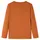 vidaXL Kinder-Langarmshirt Cognac 128 - Braun