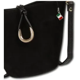 FLORENCE Henkeltasche Leder Schwarz