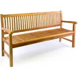 VCM Gartenbank 180 x 60 x 70 cm Braun