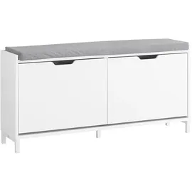 SoBuy Schuhbank 105 x 52 x 24 cm Sitzbank / weiß