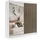 altdecor Schiebetürenschrank Vilan 200 x 215 x 61 cm Weiß/Eiche Wotan