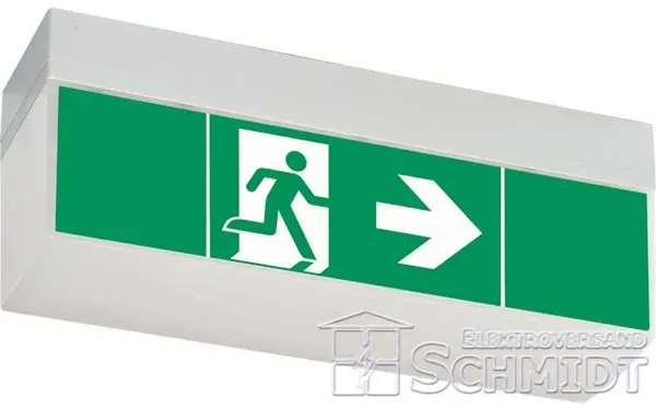 CEAG Style Variant EURO 4 LED Rettungszeichenleuchte - 5W, Zweiseitig, 17m
