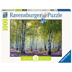 Ravensburger Puzzle Nature Edition 18 Birkenwald 1000 Teile Puzzle, Puzzleteile bunt