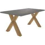 58 aufm Kessel 58aufmkessel Esstisch Grau, Holz, Rechteckig, 90x75x140 cm, Esszimmer, Tische, Esstische