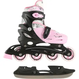 Nils Extreme 4in1 verstellbar Inliner Skates NH18331 S Rosa)