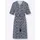 Heine Druckkleid Etuikleid Marine/Ecru 34