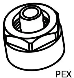 HSK Klemmverschraubung Set für PEX-Rohre