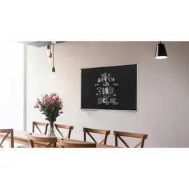 ALLboards Kreidetafel 120 x 90 cm Schwarz