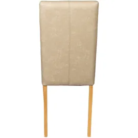 Home Affaire Esszimmerstuhl Evona Kunstleder beige