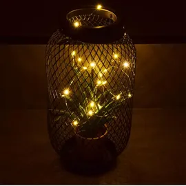 ChiliTec Led Batterie-Lichterkette 80 micro LEDs, 8m, warmweiß, IP44