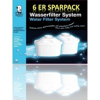 Wasserfilterkartuschen Pack 6, Wasser Filter Kartuschen 6er Pack