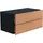 VCM Nachtschrank Usal 60 x 30 x 32 cm Schwarz