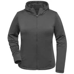 Damen Recycled Sport Hoody JN531, dunkel-melange, Größe M - dunkel-melange - M