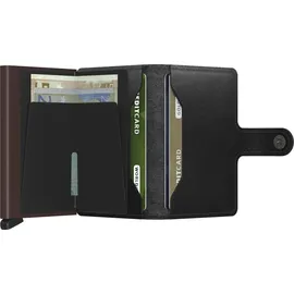 Secrid Miniwallet Original Unisex Geldbörse schwarz-braun