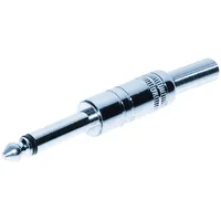 TRU Components 1559788 Klinken-Steckverbinder 6.35mm Stecker, gerade Polzahl: 2