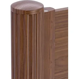 GAH Alberts Zaun-Set 200 x 180 cm Bronze/Aluminium