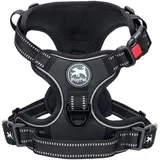 PoyPet Keine Pull Hundegeschirr Schwarz XL