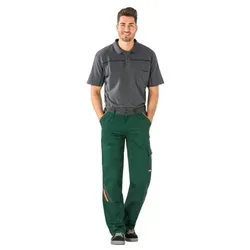 Bundhose 2422 grün/orange/schiefer, Größe 40 - grün/orange/schiefer - 40