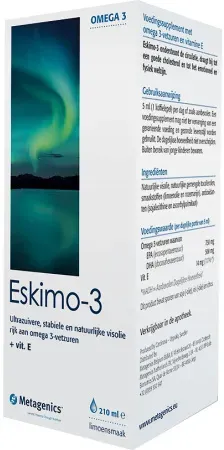 Metagenics Eskimo-3 Mit Limonengeschmack Omega 3 210ml