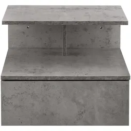 [en.casa] Amberg Hängeregal 40 x 35 x 31 cm Grau