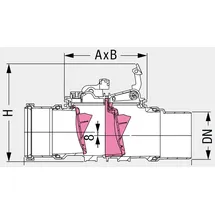 Kessel 730090 - Rückstaudoppelverschl.