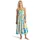 BILLABONG Sommerkleid Midi Blau/Mehrfarbig L