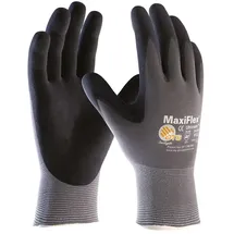 Atg Handschuhe MaxiFlex Ultimate 34-874 Gr.8 grau/schwarz Nyl.m.Nitril EN 388 Kat.II