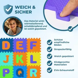 SPIELWERK Spielwerk® Puzzlematte Bunt