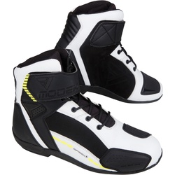 Modeka Kyne Motorradstiefel, schwarz-weiss, Größe 42 für Männer