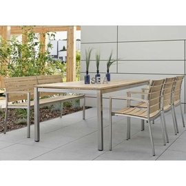 Stern Gartentisch-Platte 200x100cm Teak FSC®-zertifiziert