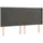 vidaXL Boxspringbett mit Matratze & LED Dunkelgrau 160x200 cm Samt