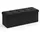 Songmics Sitzbank Truhenbank Schwarz 38 x 110 x 38 cm