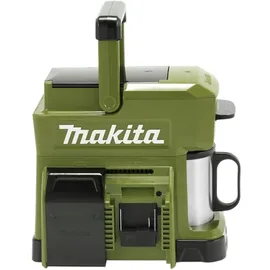 Makita DCM 501 SGO Akku Kaffeemaschine 12 V max. / 18 V Olive + 1x Akku 6,0 Ah + Ladegerät