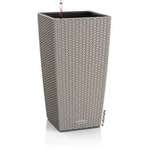 LECHUZA Cubico Cottage 40 Komplettset 40 x 40 x 75 cm sandbraun