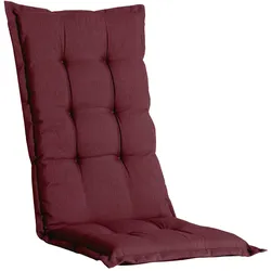 Madison Niedriglehner-Auflage Panama Bordeaux 105 x 50 cm Mischgewebe Rot