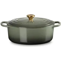 Le Creuset Signature Bräter 31 cm oval thyme