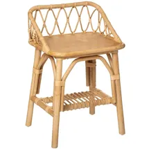 Atmosphera Kindernachttisch Rattan 56 cm beige