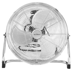 GUTFELS Bodenventilator VB 37059 ch | Ventilator | Metall | 70 W Leistung | edelstahlfarben