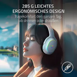 Razer Barracuda X Chroma, Over-ear Gaming Headset Weiß