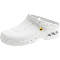 Abeba ESD-Berufsschuhe autoklavierbare Clogs Clog weiß Gr. 43/44
