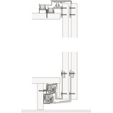 HAWA Combino 65 H FS Beschlägegarnitur 1400 x 2600, 2 türig untenlaufend