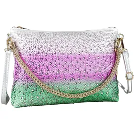 COLLEZIONE ALESSANDRO Bling Abendtasche Polyurethan Green