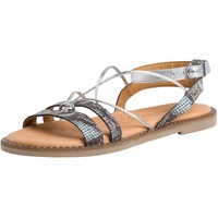 Tamaris Damen 1-1-28117-26 Sandale, Flip-Flop, sky str/silver, 38 EU - 38 EU