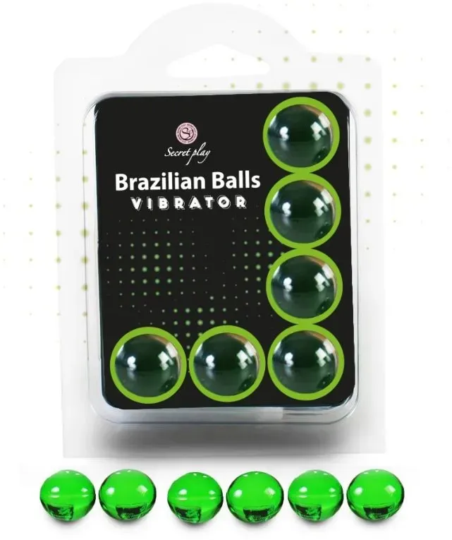 SECRETPLAY  Set mit 6 brasilianischen Kugelvibratoren