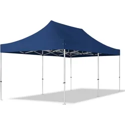 TOOLPORT  3x6m Aluminium Faltpavillon, ohne Seitenteile, dunkelblau - (600229)