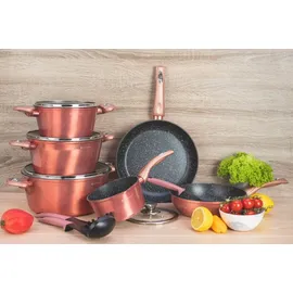 Edenberg EB-5625 15-teiliges Kochgeschirr-Set - Gold